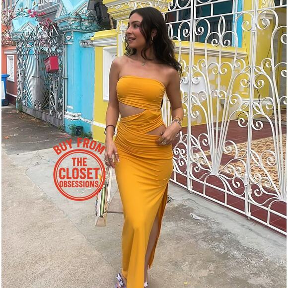 ZARA BLOGGER FAVE!!! Strapless Fitted Long Dress NWT LAST ONE!!! - Picture 4 of 16